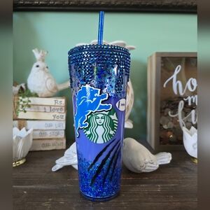 Starbucks Detroit Lions Custom Design Venti Tumbler